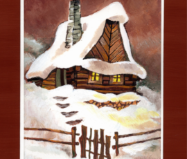 Snowy cottage Ján Mišun / Zasnežená chalúpka